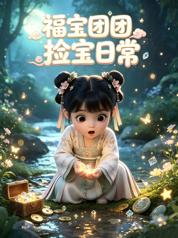 福宝团团捡宝日常